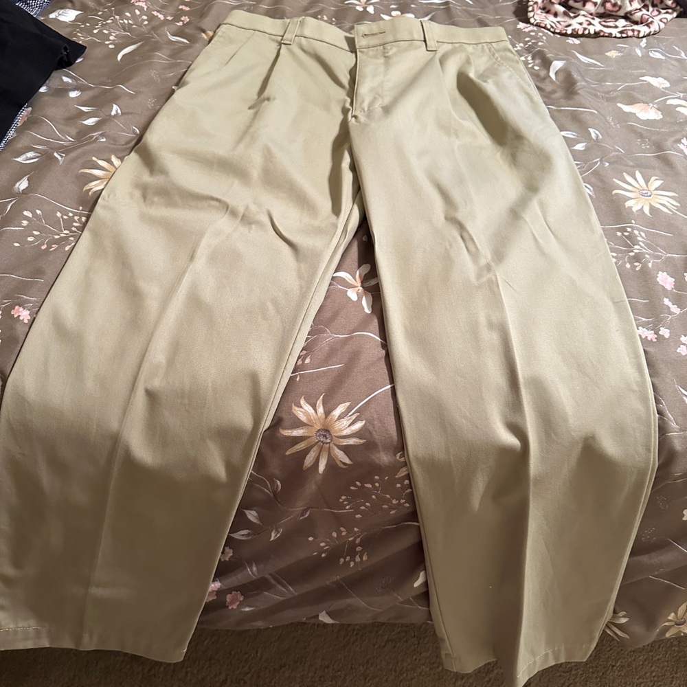 Cherokee dress pants never worn. Come from a non smoking home.